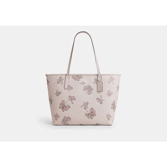 Coach Handbags - City Tote Bag With Butterfly Print
